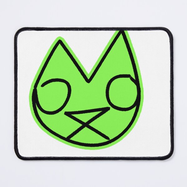 Item preview, greencat green cat sticker designed and sold by carterbrown.