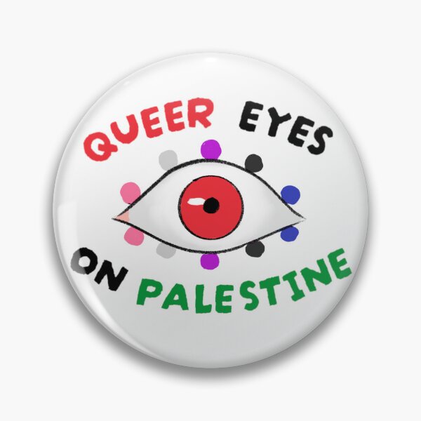 Item preview, Queer Eyes on Palestine - genderfluid designed and sold by SuppressedWail.