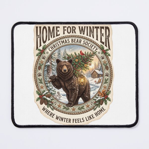 Item preview, Christmas Brown Bear designed and sold by Roy & Tiffany.