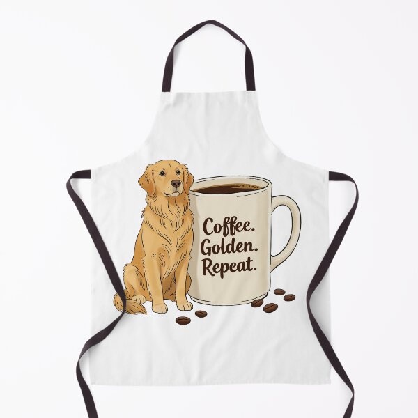 Item preview, Coffee Golden Repeat Retriever Design designed and sold by MJ ART.