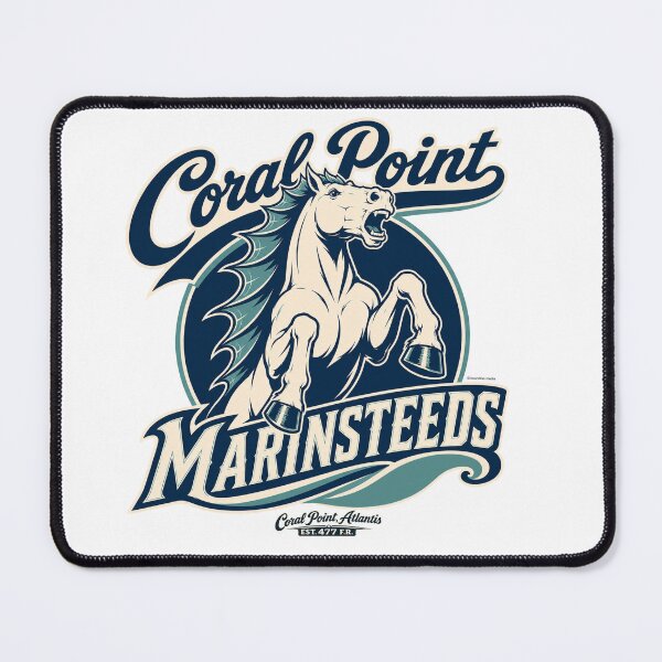 Item preview, Coral Point Marinsteeds – Schools of Atlantis | Vintage Mascot designed and sold by Boundliss.