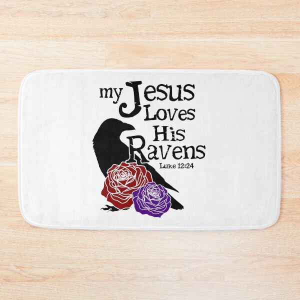 Item preview, Raven and Roses Luke 12:24 Faith Illustration designed and sold by Alondra.