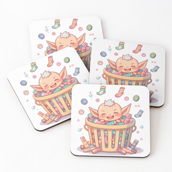 Item preview, Cute Lost Sock Goblin | Funny Laundry Room Creature Sticker designed and sold by Stylestickers55.