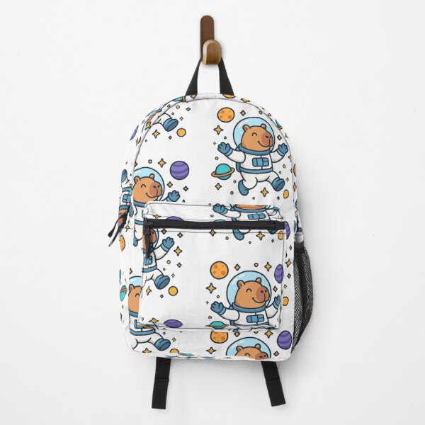 Item preview, Happy capybara floating in the space designed and sold by BioFaStore.