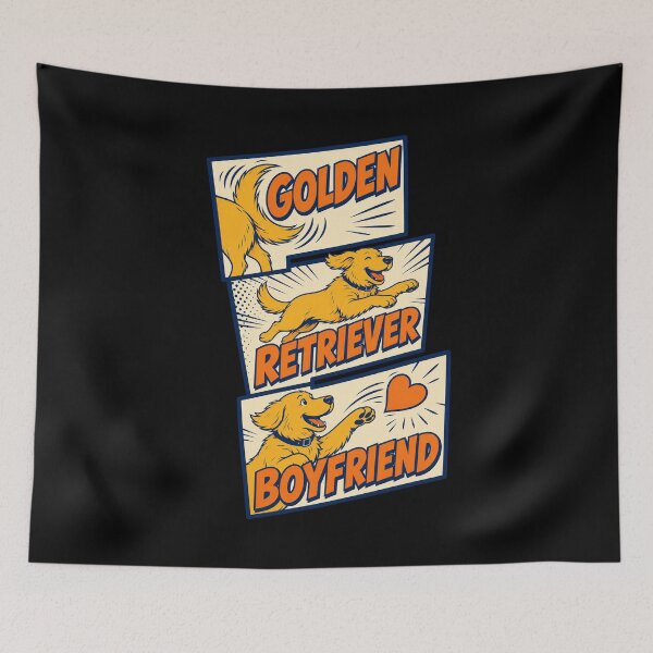 Item preview, Golden Retriever Boyfriend – Sweet Loyal Boyfriend Energy Gift designed and sold by AMICO77.