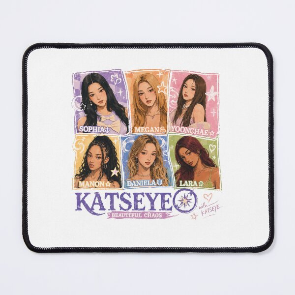 Item preview, Katseye Beautiful Chaos Shirt, Katseye Members Graphic Tee, Retro Kpop Girl Group Shirt, Eyekon Fan Merch, Comfort Colors Shirt designed and sold by BerryHand.