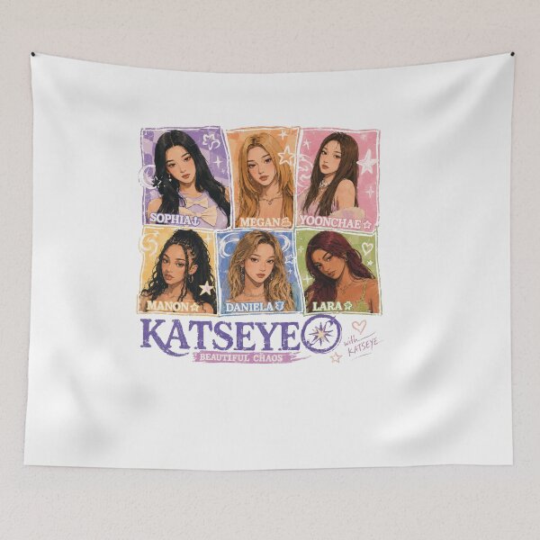 Item preview, Katseye Beautiful Chaos Shirt, Katseye Members Graphic Tee, Retro Kpop Girl Group Shirt, Eyekon Fan Merch, Comfort Colors Shirt designed and sold by BerryHand.