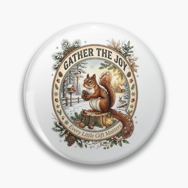 Item preview, Winter Red Squirrel designed and sold by Roy & Tiffany.