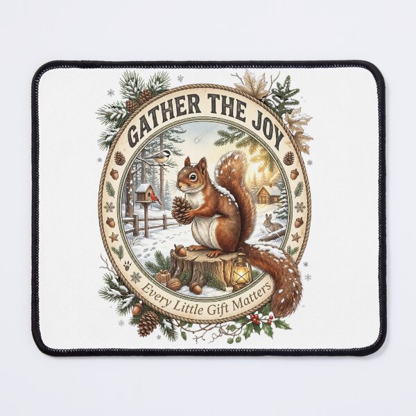 Item preview, Winter Red Squirrel designed and sold by Roy & Tiffany.