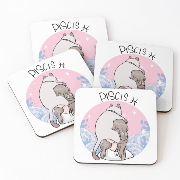 Item preview, Pisces Cat Zodiac Sign designed and sold by elgatoysuhumana.