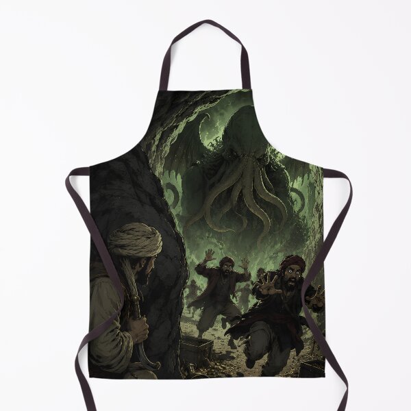 Item preview, Ali Baba Opens the Wrong Cave | Cthulhu Lovecraft Crossover Gothic Horror Illustration designed and sold by Extravanganzza.