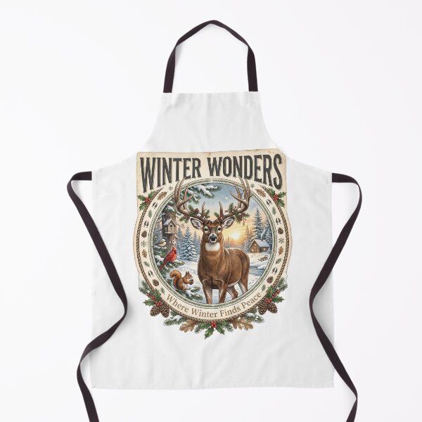 Item preview, Winter Deer Woods designed and sold by Tiffany Roy.