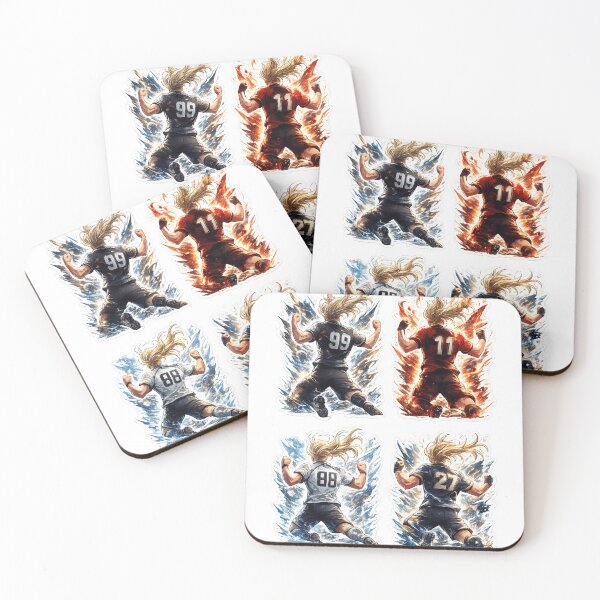 Item preview, Football Victory Celebration Sticker designed and sold by designbyuzi.