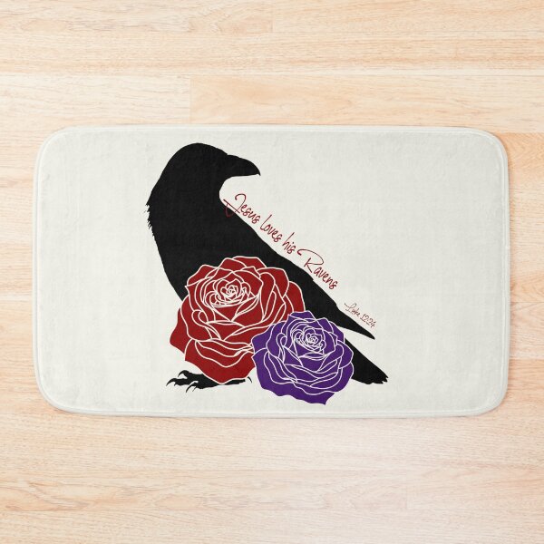Item preview, Raven and Roses Luke 12:24 Faith Illustration designed and sold by Alondra.