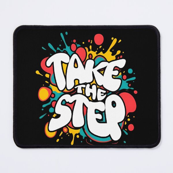 Item preview, Take The Step Graffiti Bubble Typography designed and sold by weeomano.