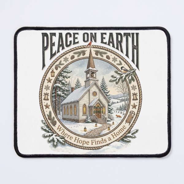 Item preview, Snowy Country Church designed and sold by Roy & Tiffany.