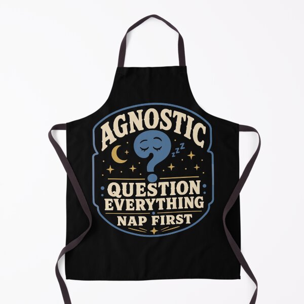Item preview, Agnostic But Tired Funny Agnostic Gift designed and sold by AndreasMei.
