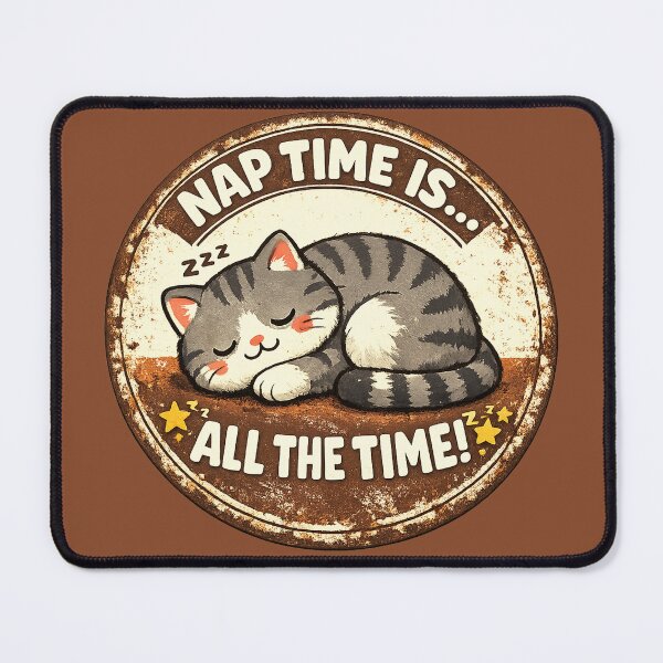 Item preview, kawaii adorable cartoon cat designed and sold by Mudikeys.