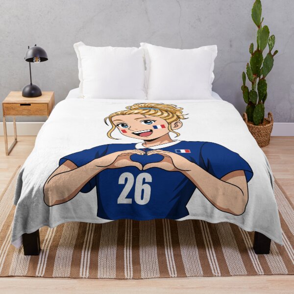Item preview, France Football Fan Girl Heart Hands Blonde Anime designed and sold by Anne97s.