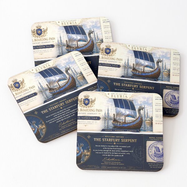 Item preview, Starfury Serpent Boarding Pass designed and sold by Elyria Souvenirs and Gifts.