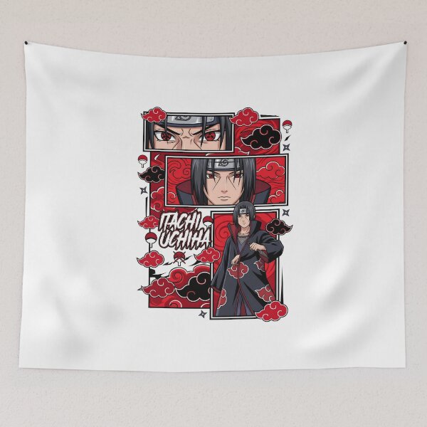 Item preview, Crimson Cloud Dark Illusion Ninja Manga Panel Design designed and sold by lamiarte.