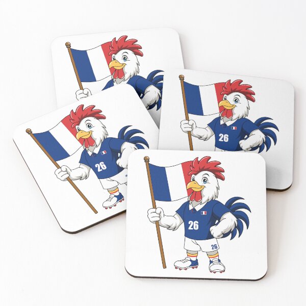 Item preview, France Rooster Mascot Football Player Character designed and sold by Anne97s.