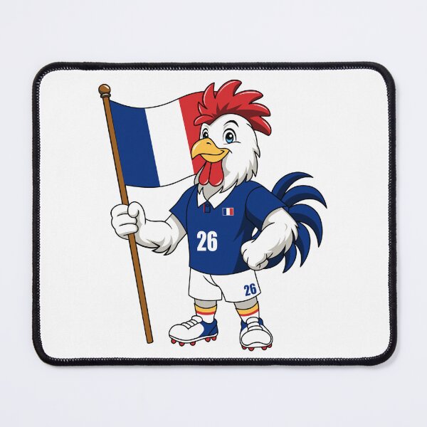 Item preview, France Rooster Mascot Football Player Character designed and sold by Anne97s.