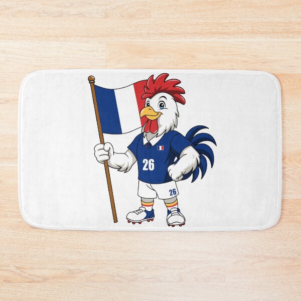 Item preview, France Rooster Mascot Football Player Character designed and sold by Anne97s.