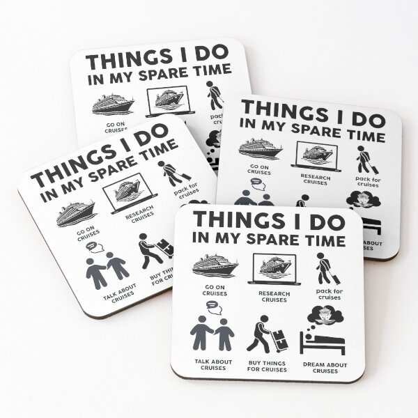 Item preview, Things I Do in My Spare Time Cruise Lover designed and sold by LounisArt.