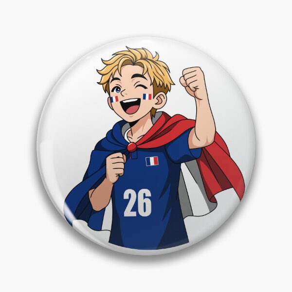 Item preview, France Football Fan Cape Victory Anime Boy designed and sold by Anne97s.