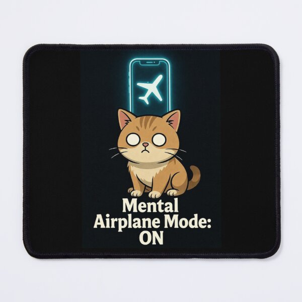 Item preview, Mental Airplane Mode - ON designed and sold by ElvisVintagePosters.