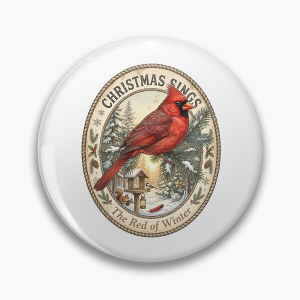 Item preview, Christmas Northern Cardinal designed and sold by Roy & Tiffany.