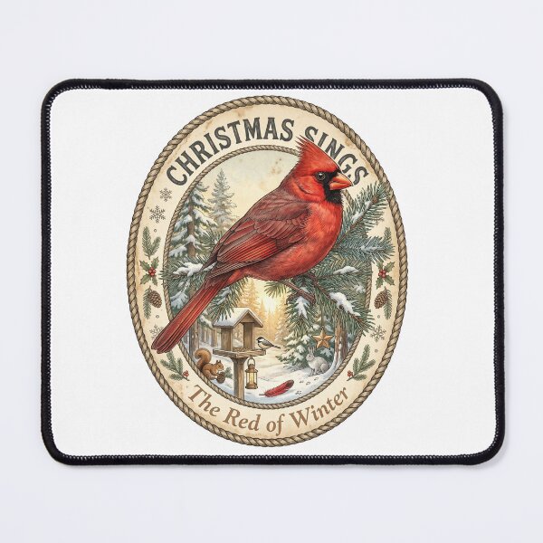 Item preview, Christmas Northern Cardinal designed and sold by Roy & Tiffany.
