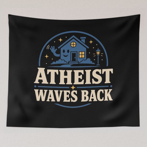 Item preview, Atheist Friendly Atheist Secular Humor Gift designed and sold by AndreasMei.