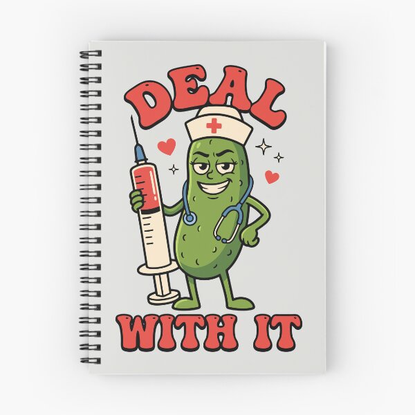 Item preview, Deal With It Funny Nurse Pickle designed and sold by DigitalGlade.