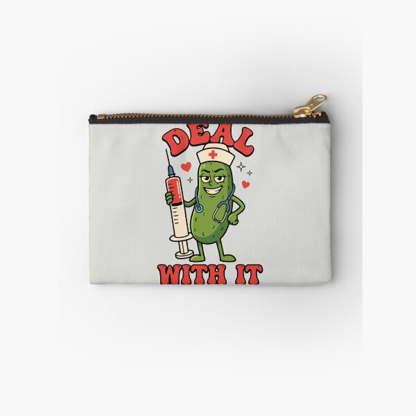 Item preview, Deal With It Funny Nurse Pickle designed and sold by DigitalGlade.