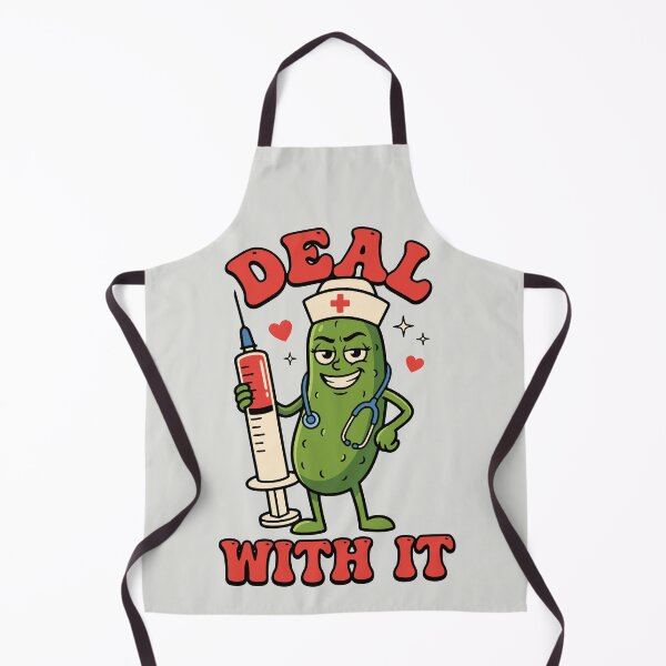 Item preview, Deal With It Funny Nurse Pickle designed and sold by DigitalGlade.