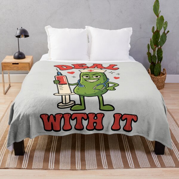 Item preview, Deal With It Funny Nurse Pickle designed and sold by DigitalGlade.