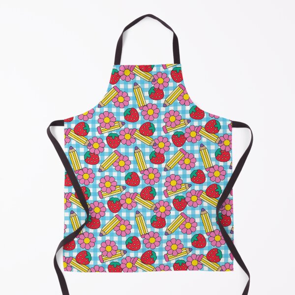 Item preview, Teacher pattern strawberries and stationery spring summer designed and sold by prettycooluk.