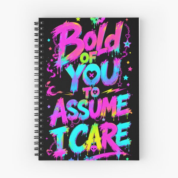 Item preview, Bold of you to assume I care designed and sold by Binosora.