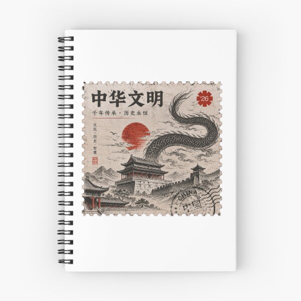 Item preview, Chinese Dragon Heritage Poster – Ancient China Culture Vintage Artwork.  designed and sold by TialCorner.