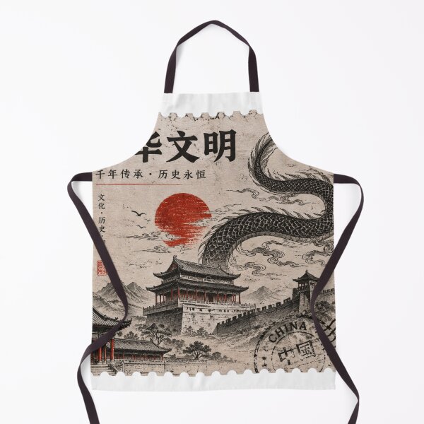 Item preview, Chinese Dragon Heritage Poster – Ancient China Culture Vintage Artwork. designed and sold by TialCorner.