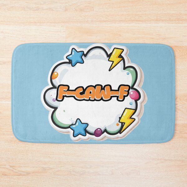 Item preview, F-CAW-F Cute Sticker Style Logo | Bubble Cartoon Graphic designed and sold by Biedroneczka.