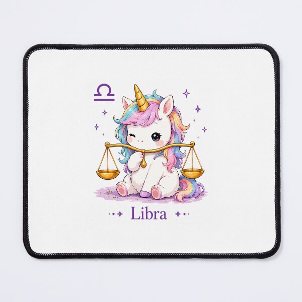 Item preview, Astro kawaii libra unicorn zodiac designed and sold by Astrokawaii.