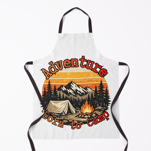 Item preview, Adventure Born To Camp Vintage Camping Outdoor Retro designed and sold by Tobull.