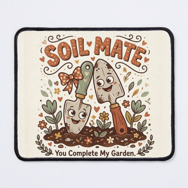 Item preview, Soil Mate Shirt – Funny Garden Trowel Couple Pun Gardener Anniversary Tee designed and sold by DmaarGroup.