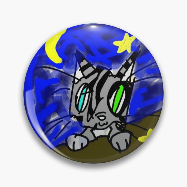 Item preview, Twitchkit at Night designed and sold by ceolsonart.