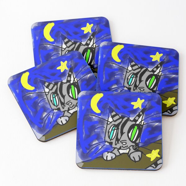 Item preview, Twitchkit at Night designed and sold by ceolsonart.