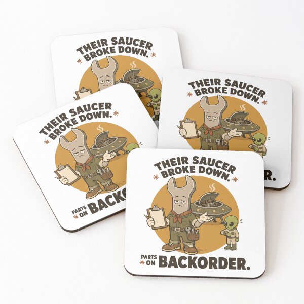 Item preview, Broken Flying Saucer Wrench Mechanic designed and sold by ANALOG MISCHIEF.