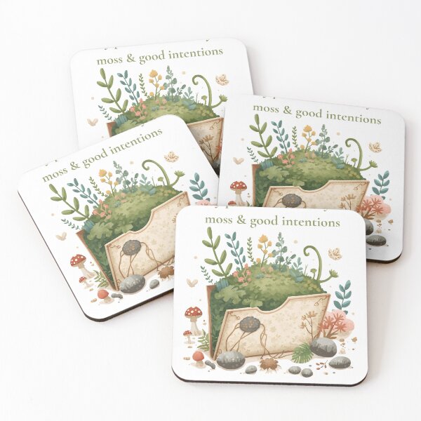 Item preview, My Potrfolio Is Mostly Moss and Good Intentions Funny Cottagecore Nature Lover Design designed and sold by WonderMugStudio.
